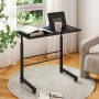 Zimtown Removable Laptop Table Stand Height Adjustable Computer Desk Sofa Bed Tray Black - Image 2