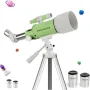 Telescope for Adult 70 mm Aperture and 400 mm Focal Length Professional Astronomy Telescope for Beginners in Green - Image 1
