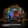 SteelSeries - Arena 9 5.1 Bluetooth Gaming Speakers with RGB Lighting (6 Piece) - Black - Image 3