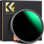 K&F Concept 72mm Putter Variable ND Filter ND2-ND400 (1-9 Stops) 28 Multi-Layer Coatings Import AGC Glass Adjustable Neutral Density Filter for Camera Lens (Nano-X Series) - Image 1