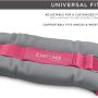 Bebe Ankle and Wrist Weights for Women | Adjustable Ankle Weights with Straps | Workout Equipment for Arm and Leg | 1 Pair of Ankle Weights 2 lbs or 5 lbs - Image 1