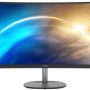 MSI - Pro MP341CQ 34"Curved LCD QHD 100Hz 1ms FreeSync Monitor ,Built-in Speakers (DisplayPort, HDMI ) - Matte Black - Image 1