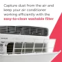 Frigidaire - 12,000 BTU 550 Sq. Ft. Smart Window Air Conditioner with Remote - White - Image 3