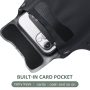 MATEPROX Sweatproof Cell Phone Armband, Running Phone Holder for iPhone 16 15 14 13 Pro XR SE S22 S24, Black - Image 2