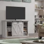 Twin Star Home Terryville Barn Door TV Stand for TVs up to 60", Espresso - Image 2