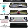 FAMKIT Mirror Dash Cam, 10" 1080P Rear View Mirror Dashcam Cameras with Full Touch Screen, Front and Rear View Camera with Super Night Vision, G-Sensor, Wide Angle View, 24H Parking Monitor - Image 6