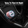 38W USB C Car Charger Adapter, 20W Fast USB-C & 18W Rapid QC3.0 Ports, 12V Cigarette Lighter Adapter for iPhone 17/16 /15, Samsung S26, Google Pixel, Android Phones Auto Accessories for Women- Pink - Image 6