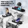 Wireless Charging Station for Samsung Galaxy Z Fold5/Z Flip5/S23, Samsung Wireless Charger for Galaxy S22/S22 Ultra/S21/S20, Galaxy Watch Charger for Galaxy Watch 6 Classic 5 Pro 4 3, Galaxy Buds - Image 3