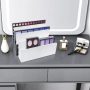 2PCS 4 Sections Acrylic File Organizer for Desk, White Acrylic File Holder Sorter for Office Supplies - 1 Item - Image 3