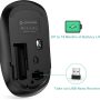 JOYACCESS Wireless Mouse for Laptop, J 2.4G Slim Portable Wireless Silent Mouse, 5 Adjustable DPI, Computer Mouse Wireless with USB Receiver for Desktop,PC,Notebook,MacBook,Chromebook (Black) - Image 4