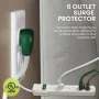 GoGreen Power 16103M-12 6-Outlet Surge Protector, 12' Cord, White - Image 5