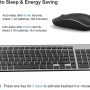 JOYACCESS Wireless Keyboard and Mouse,2.4G Ergonomic and Slim Wireless Computer Keyboard Mouse Designed for Windows, PC, Laptop,Tablet - Black Grey - Image 3