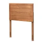Baxton Studio Seren Classic Panel Engineered Wood Headboard, Twin, Walnut Brown - Image 2