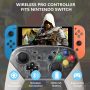 Baobaomao Switch Pro Controller Compatible with Switch/Switch Lite, Wireless Pro Controller Replacement for Switch Controller with 600mA Battery (White) - Image 5