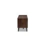 Baxton Studio Samuel Mid-Century Modern Brown and Dark Grey Finished TV Stand - Image 6