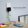 Nekmit USB C Charger, Fast Thin Flat 52W 4-Port Wall Charger with Two 20W Power Delivery and 2 USB Port for iPhone 13/13 Mini/13 Pro/13 Pro Max, Galaxy, Pixel, iPad Pro, AirPods Pro and More, Upgraded - Image 3