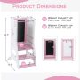 Toddler Kitchen Stool Baby Standing Tower with Chalkboard and Whiteboard - Image 3