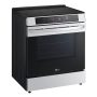 LG - 30-in Wide 6.3 Cu. Ft. Smart Slide-in Electric Induction Convection Range with 5 Elements, EasyClean and Air Fry - Stainless Steel - Image 2
