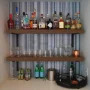 5.75 in Black Steel Shelf Bracket for Wood Shelving - Image 5