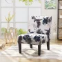 Kassi Traditional Multi-Colored Fabric Accent Chair - Image 2
