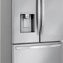 LG - 36-in Wide 30.7 Cu. Ft. French Door Smart Refrigerator with Dual Ice - Stainless Steel - Image 2