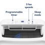 Insignia™ - 250 Sq. Ft. 6,000 BTU Portable Air Conditioner - White - Image 3