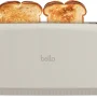 Bella - Fits-anywhere Kitchenware: 4-Slice Slim Toaster with Long Wide Slots - Oatmilk - Image 3