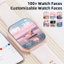 Mingdaln 1.85''HD Men Womens Smart watch,with Bluetooth Answer/Make Calls/120+Sports Modes/10 Days Standby, IP68 Waterproof Fitness Tracker Fits for Android Iphone Devices, perfect gift(Pink) - Image 6