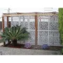 Ginger Dove 4 ft. x 32 in. White Vinyl Decorative Screen Panel - Image 3