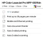 HP - LaserJet Pro 4301fdn AI-Enabled Color All-in-One Laser Printer - White/Blue - Image 2