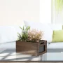 Mainstays Wood Storage Crate With Chalkboard Label - 1-Pack - Image 4