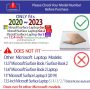 mCover Case Compatible ONLY for 2020-2024 12.4" Microsoft Surface Laptop Go 3/2 / 1 with Touch Screen (NOT Compatible with Any Other Surface Models) - Clear - Image 2