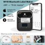 Phomemo Label Maker Machine Thermal Bluetooth Mini Label Barcode Printer LOT - Image 4