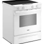 Whirlpool - 30 in. Wide 5 element 5.3 cu. ft. Slide-In Electric Range with No Preheat and Slow Cook Modes - White - Image 2