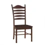 Whitman Antique Black Wood Dining Chair - Image 6