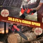 RELOIVE 16" Brushless Cordless Chainsaw, 42V 4000mAh with 3 Chains & Dual Chargers for Heavy-Duty Tree Cutting - Image 2