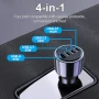Ubigbuy 240W Car Charger PD 3.1 140W 100W PPS 45W Super Fast Charging USB C Car Phone Adapter for MacBook Pro iPhone 15 Samsung - Image 3