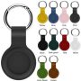 Check Ball Soft Silicone Air Tag Holder Compatible w/ Apple AirTag | Air tag Keychain, Air Tag Key Ring, Air Tags Protective case (4 Pack Soccer Ball, Red, Blue, Black) - Image 2