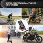 KOOTU Bike Phone Holder, Aluminum Alloy Bicycle & Motorcycle Phone Mount, Bicycle Cell Phone Holder for Any Phone from 4" to 7" inch Wide (Red). - Image 4