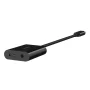 Belkin - 3.5mm Audio & USB-C Adaptor - Fast Charge Compatible USB-C Audio Adaptor for iPad Pro, Galaxy, Pixel, OnePlus & More - Black - Image 3