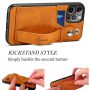 For iPhone15 14 13 12 Plus ProMax Leather Wallet Case Shockproof Kickstand Cover - Image 6