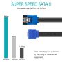 BENFEI SATA Cable III, SATA Cable III 6Gbps 90 Degree Right Angle with Locking Latch 18 Inch for SATA HDD, SSD, CD Driver, CD Writer - Right Angel - Image 6