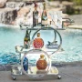 Antu 3-Tier Mobile Home Service Bar Cart - Image 1