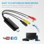 USB 2.0 Audio Video Capture Card, RCA Video Capture Video Grabber VHS VCR TV to DVD Converter Adapter for Windows PC - Image 5