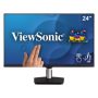 ViewSonic - TD2455 24" IPS LED FHD Touch Screen Monitor (DisplayPort, HDMI, USB) - Black - Image 1