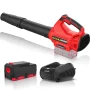 PowerSmart 40V Cordless Handheld Leaf Blower with 4.0 Ah Battery and Charger - Image 1