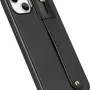 SaharaCase - Indy Series Hand Strap Case with MagSafe for Apple iPhone 14 Plus - Scorpion Black - Image 2