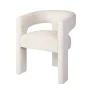 Jofran Gwen Modern Luxury Jacquard Fabric Upholstered Sculpture Armchair - Image 3