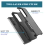 for Galaxy S24,S24 Plus,S24 Ultra Case,Njjex Heavy Duty Shockproof Dual Layer Rugged Full-Body Protective Phone Cover,2 in 1 Silicone Rubber Phone Case for Samsung Galaxy S24 - Black 2024 - Image 3