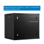 9U Performance Wall Mount Server Cabinet Network Rack Enclosure, Quiet Coolin... - Image 4